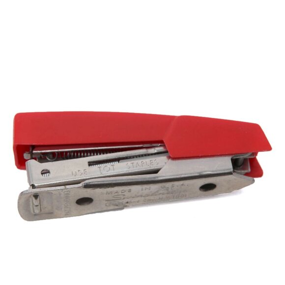 Vintage Swingline Staplers TOT 50 Red Grey Stapler Retro Made USA Staples Lot 2 - Picture 5 of 9